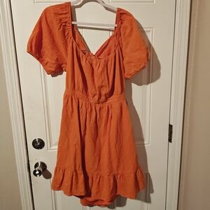Vibrant Orange Dress